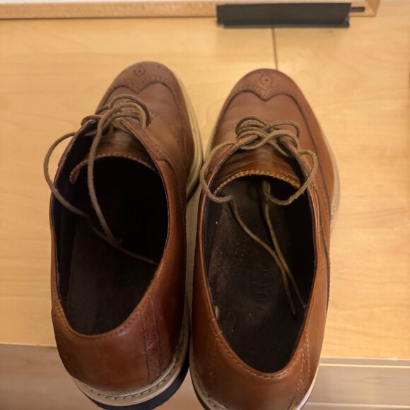 Cole Haan Grand OS Morris  Men's Size 10.5  Oxford Wingtip Brown - Picture 3 of 4